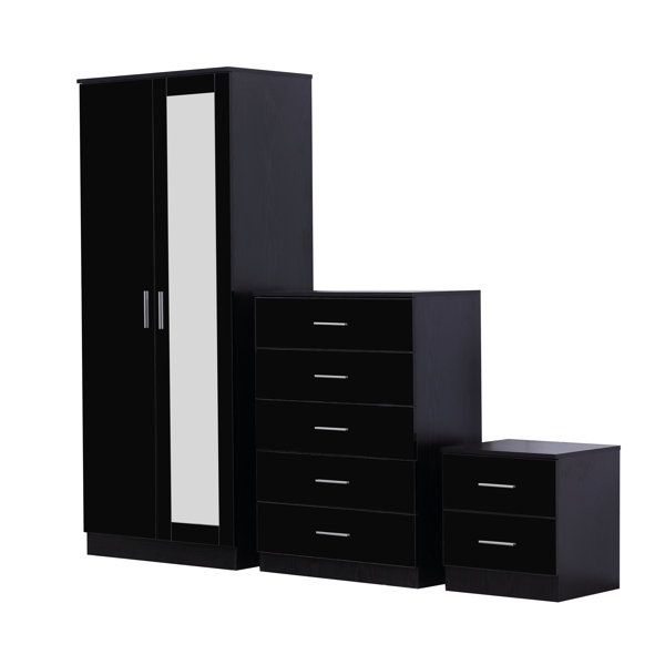 Zipcode Design 3-tlg. Schlafzimmermöbel-Set Eva & Bewertungen | Wayfair.de